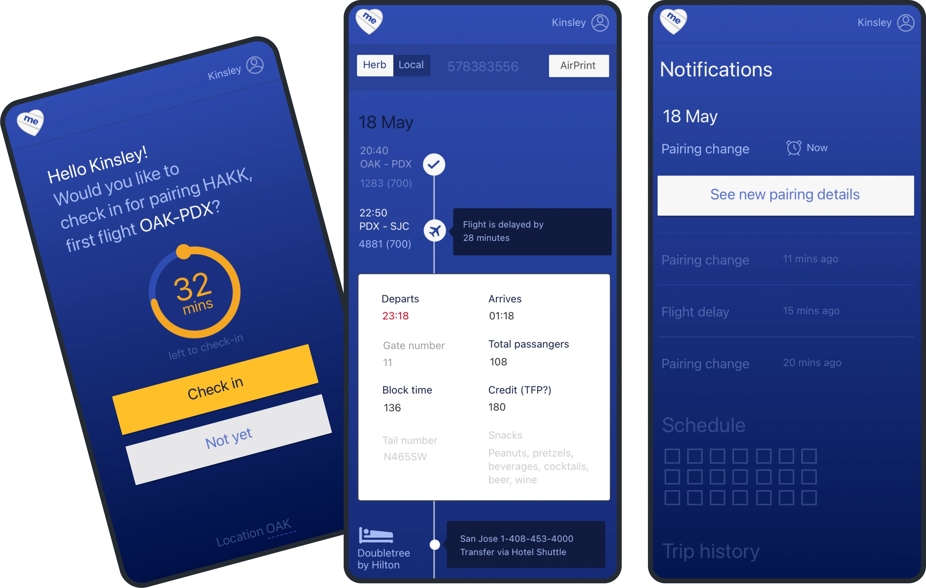 Crew management prototype for SWA